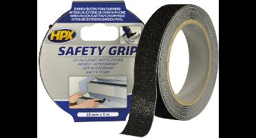 Anti-slip tape - zwart 25mm x 5m