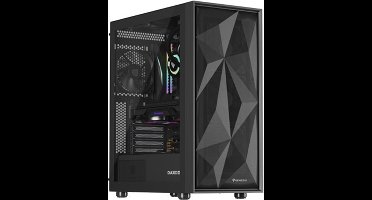 PC-KAST GENESIS DIAXID 605F MIDI TOWER WINDOW USB-C ZWART