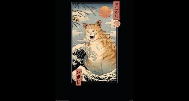 Vincent Trinidad Catzilla Ukiyoe Poster 61x91.5cm