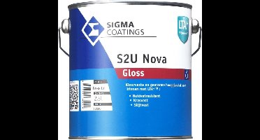 Sigma Contour Aqua Gloss / Sigma Watergedragen Houtlak Hoogglans - 2.5L - Wit