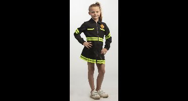 Brandweer jurkje kind Zwart - Maat 128