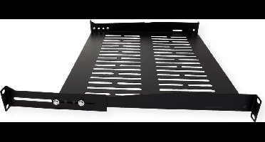 VALUE 19"-Legplank, 485 x 350mm, max. 25kg, zwart