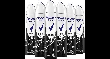 Rexona Woman Invisible Diamond Deodorant Spray - 6 x 200 ml - Voordeelverpakking