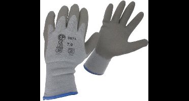 PRAKTISCHE TUIN Wintertuinhandschoenen Latex gecoat - maat 10 - grijs