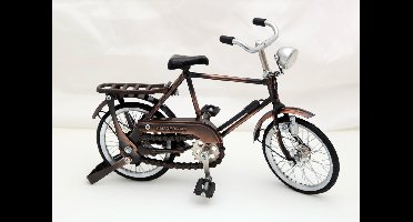 Fiets Miniatuur Heren - Handgemaakt – Gift - Kunst – Metaal- Kunststof - 28*10*20 cm - Van Gogh Holland – Beeldje- Decoratie - Souvenir- Amsterdam