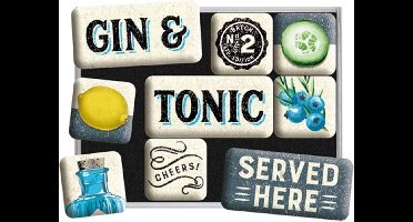 Magneet Set Gin & Tonic Served Here