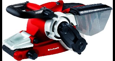 Einhell Elektrische Bandschuurmachine TE-BS 8540 E - 850 W - 300-400 t/min -Schuuroppervlak: 140x75 mm - Bandgrootte: 533x75 mm - Incl. Stofopvangbak en 1x Schuurband (K80)