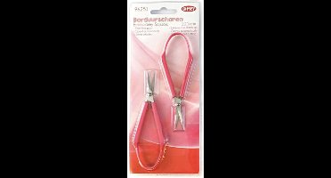 Opry borduurschaar 10,5 cm roze, duo pack
