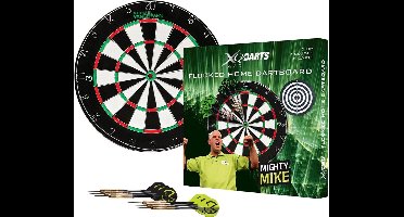 Michael van Gerwen flocked - dubbel zijdig - dartbord - dartset - inclusief dartpijlen - Cadeau