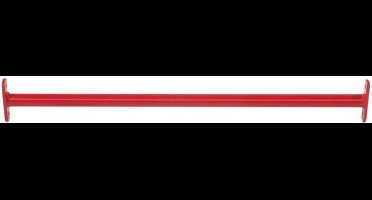 Duikelstang Rood 125 cm + Bevestigingsmateriaal