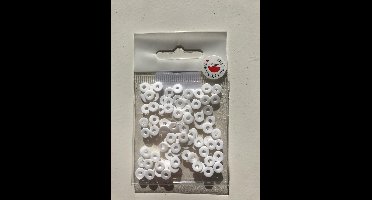 Katsuki Mix, 6mm, White, 100 pcs