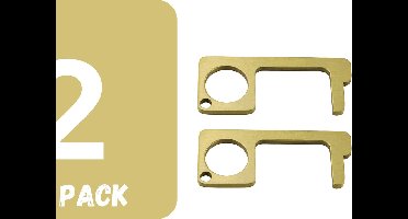 Sleutelhanger|No Touch Cleankey | Pinnen & deur openen zonder direct contact | Antibacteriële multitool | Hygiëne sleutel | geen contact sleutel |Key Smart Bacterie sleutel | antibacteriële tool|2 Pack