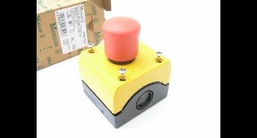 Eaton M22-PV/KC02/IY Noodstopschakelaar 115 V/AC, 500 V/AC 6 A 2x NC IP66, IP69 1 stuk(s)