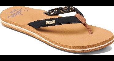 Reef Cushion Sands Dames Slippers - Zwart/Bruin - Maat 37,5