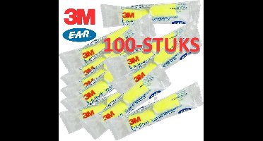 3M EAR Zeer Zachte Professionele Gele Oordoppen Gehoorbescherming Oordopjes | 100-Stuks