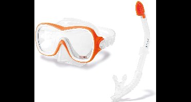 Intex 55647 Aquaflow Sport Wave Rider Duikbril en Snorkel Oranje