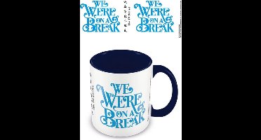 Friends - On a Break Blauw Gekleurde Binnenkant Mok