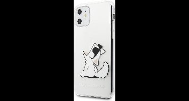 Print hoesje van Karl Lagerfeld - Backcover - iPhone 11 - KLHCN61CFNRC - Choupette