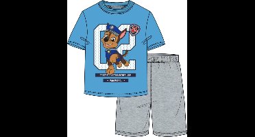Paw Patrol pyjama blauw - grijs - maat 128 / 8 jaar