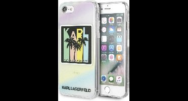 Print hoesje van Karl Lagerfeld - Backcover - Karlifornia Dreams - iPhone 7-8 - Siliconen