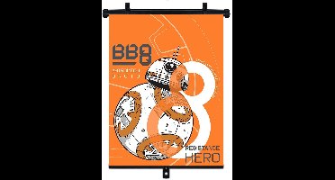 Disney Rolgordijn Star Wars Bb8 44 X 35 Cm Oranje