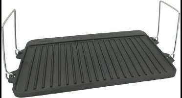 Kinghoff KH-1262 - 44x24 cm - grillplaat omkeerbaar - Gietijzeren