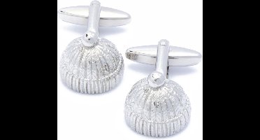 Manchetknopen - Muts Winter Zilverkleurig