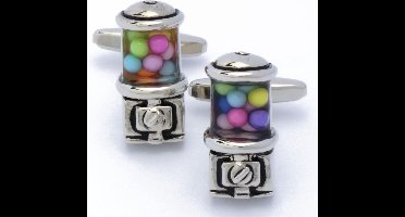 Manchetknopen - Kauwgomballen Machine