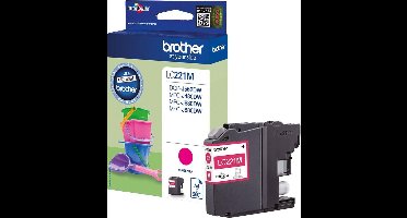 Brother LC221M - Inktcartridge / Magenta