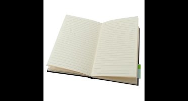 SOHO Schrift met harde kaft – Collegeblok – Lijntjespapier – Gelinieerd – Draad gebonden – Houtvrij chamois papier– Harde kaft – 196 pagina’s – A5 formaat