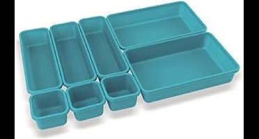 Tom Ladeverdeler 47 X 31 X 4,5 Mm Pvc Blauw 8-delig