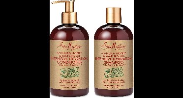 Shea Moisture Manuka Honey & Mafura Oil - Shampoo & Conditioner - Set of 2 x 384 ml