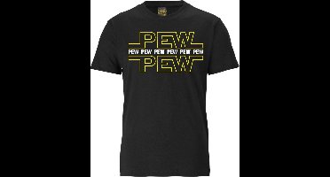Pew Pew - Star Wars Inspired - T-shirt Zwart - S