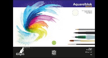 Aquarelpapier Kangaro A3 roomwit
