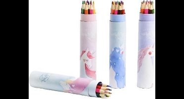 Unicorn Kleurpotloden Junior 19 Cm 12-delig