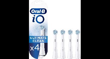 Oral-B iO Ultimate Clean - Opzetborstels - 4 Stuks - Opzetstukjes Tandenborstel Oral B