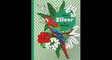 Zilver kleurboek - Tropical