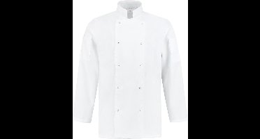 EM Kitchen Koksbuis polyester / katoen Wit maat 3XL / 64-66