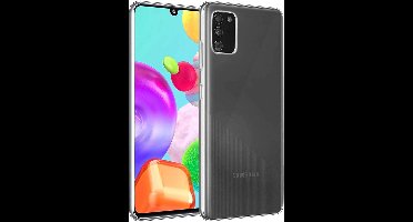 Hoesje geschikt voor Samsung Galaxy A41 - Back Cover Case ShockGuard Transparant