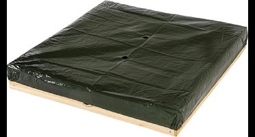 Plum Zandbak Afdekhoes - Vierkant 90 cm - Van plastic met gaatjes voor veiligheid