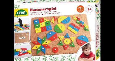 Lena Kinderspel Hamertje Tik Junior Hout 75-delig