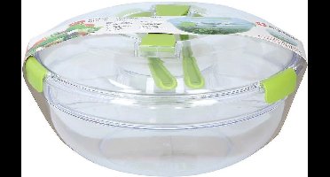 Alpina Saladeschaal 30 Cm Transparant/groen