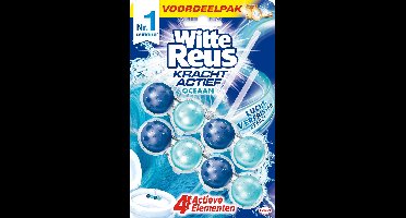 Witte Reus Toiletblok WC Kracht Actief - Oceaan Boost - Duopack