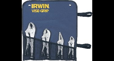 Irwin 4 stuks Originele griptangen - (10CR, 7R, 6LN, 5WR), in draagtas - T71