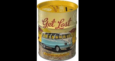 Volkswagen Bulli Olieblik Tinnen Spaarpot