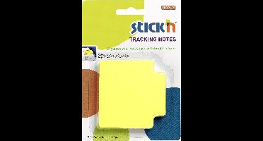 Stick'n Bladwijzer - Bookmark - Sticky Notes - 70x70mm - Neon Geel - 50 Index tabs