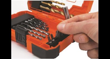 BLACK & DECKER Box 27 accessoires boren schroeven A7235