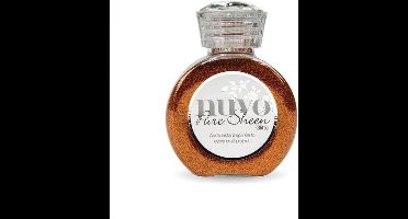 Tonic Studios Nuvo pure sheen glitter 100ml spiced apricot