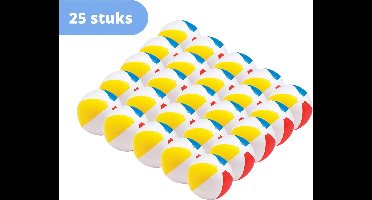 Intex - Bundelkorting - Strandbal - set van 25 - 50 cm Ø & WAYS Reparatieset en Teststrips