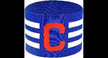 New Age Devi - Aanvoerdersband Blauw - Voor Sport, Beweging en Plezier - Geschikt voor Kinderen en Volwassenen - 1 stuk